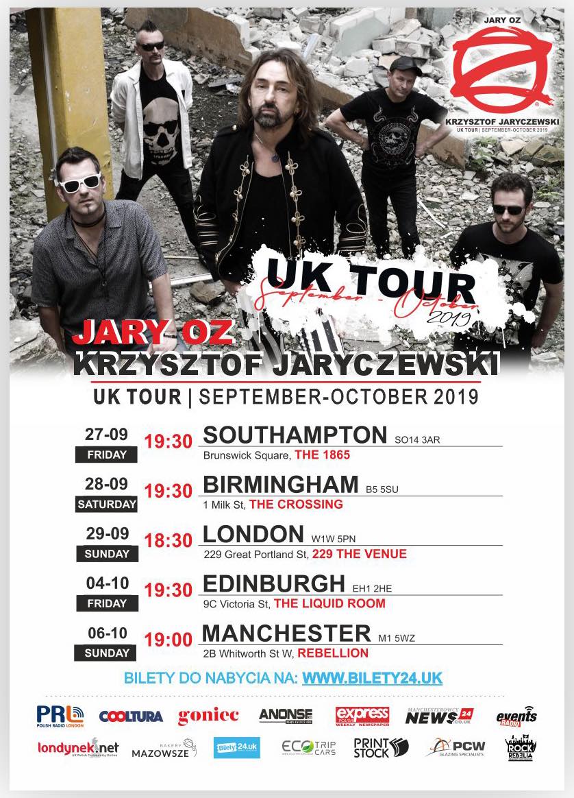 Jary OZ - UK TOUR